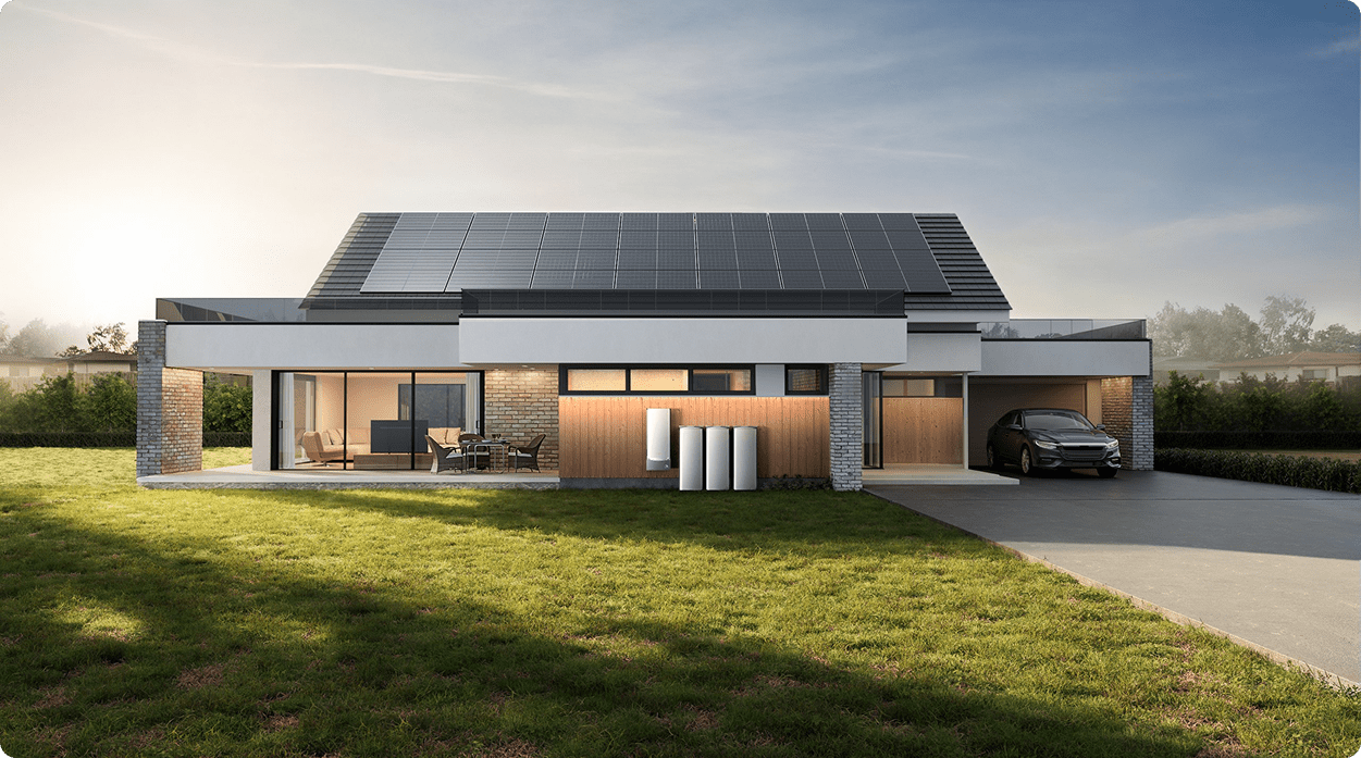 EcoFlow home solar battery system installation